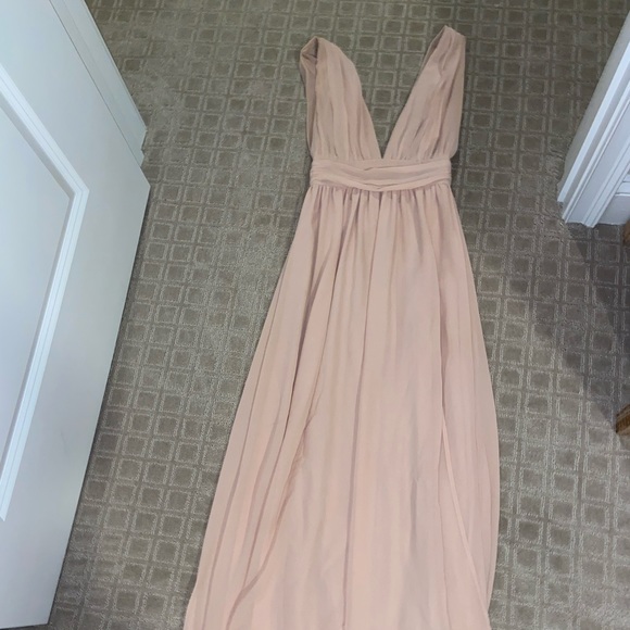 lulus blush formal dress - Picture 2 of 4